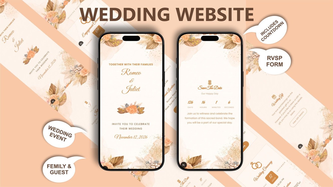 How to Create a Wedding Website in 5 Minutes — Complete Free Online Wedding Invitation Guide