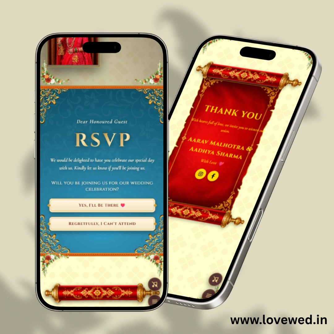 Ram Mandir Hindu Wedding Website Template thumbnail 5