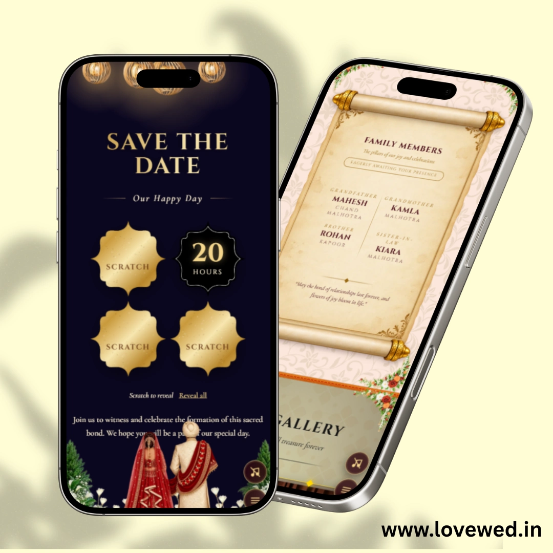 Ram Mandir Hindu Wedding Website Template thumbnail 4
