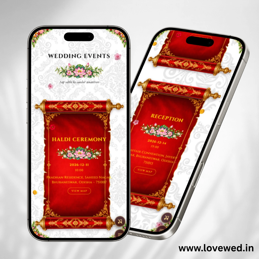Jagannath Temple Wedding Website Template thumbnail 3