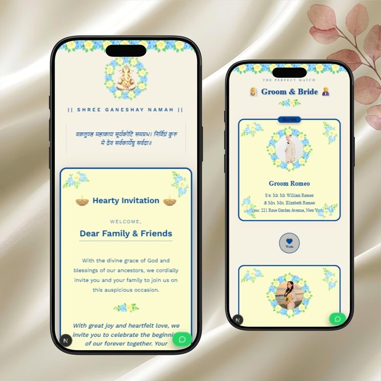 Royal Cream & Gold Minimalist — invitation template preview